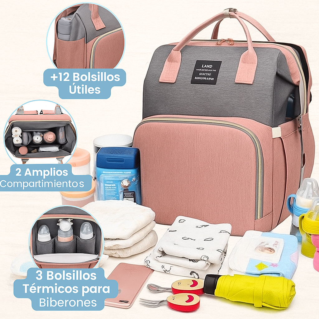 CareBag – Bolsa multifuncional para el día a día con tu bebé