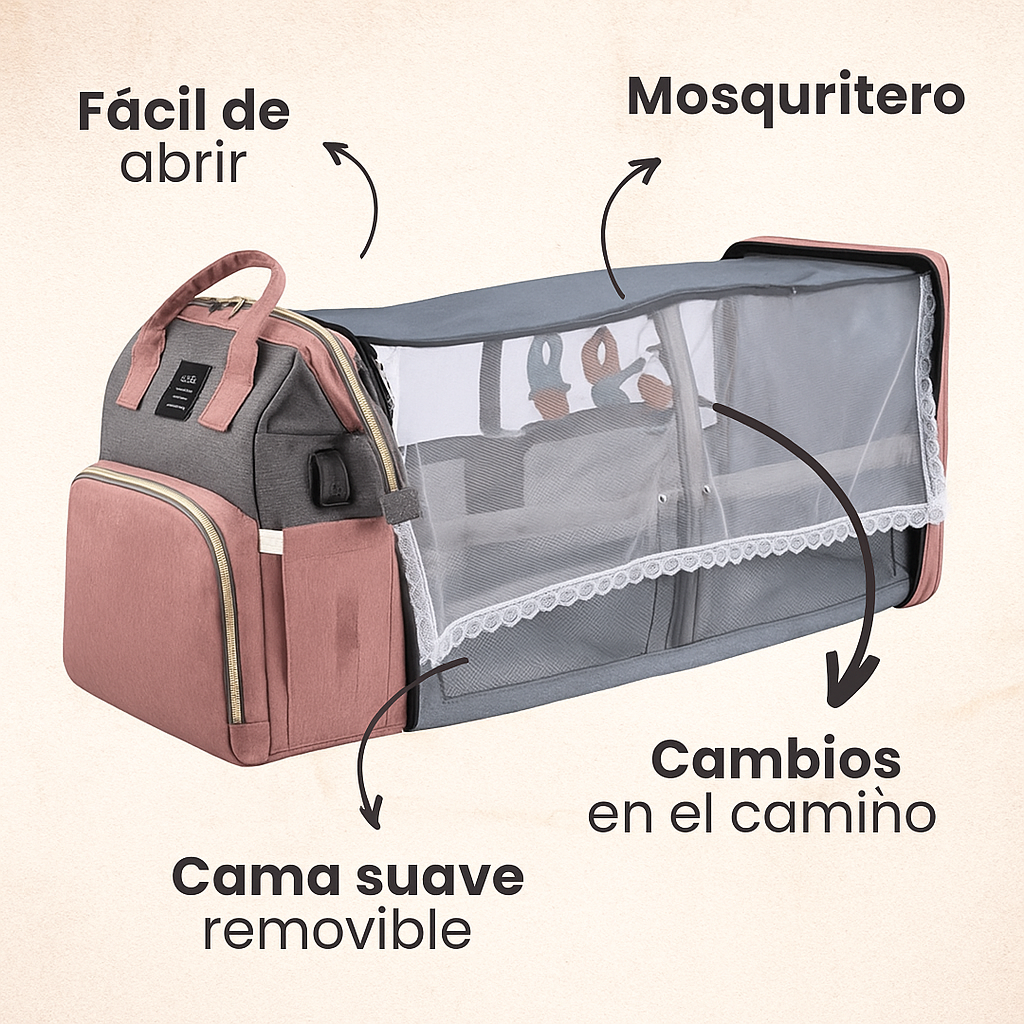 CareBag – Bolsa multifuncional para el día a día con tu bebé